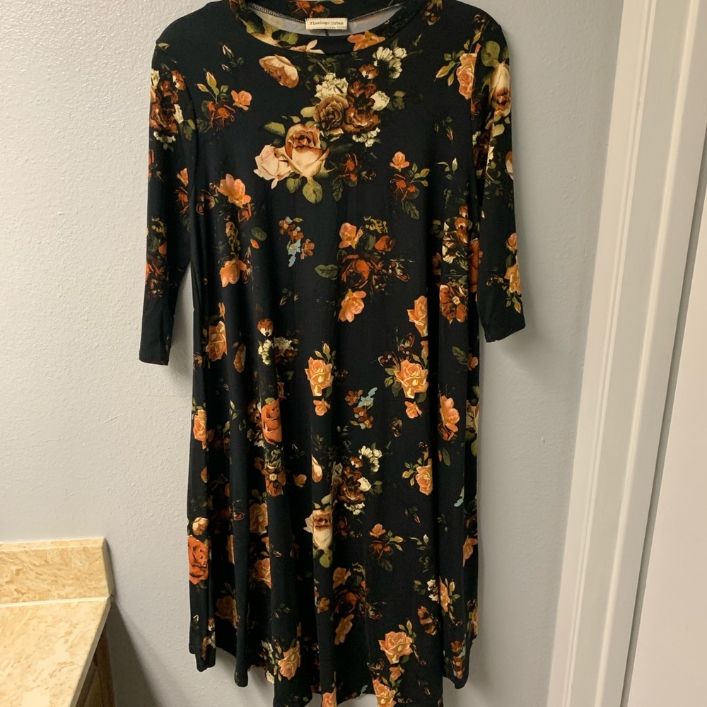 Black Floral Dress